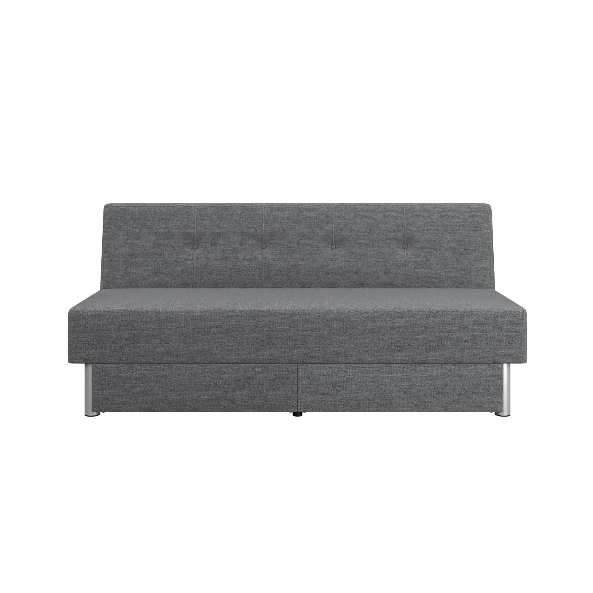 Serta Walton Convertible Sofa Sleeper Microfiber, Charcoal