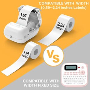 MARKLIFE Label Maker Machine with Tape Barcode Label Printer - Mini Portable Bluetooth Thermal Labeler for Address Clothing Jewelry Retail Barcode Compatible Phones &PC