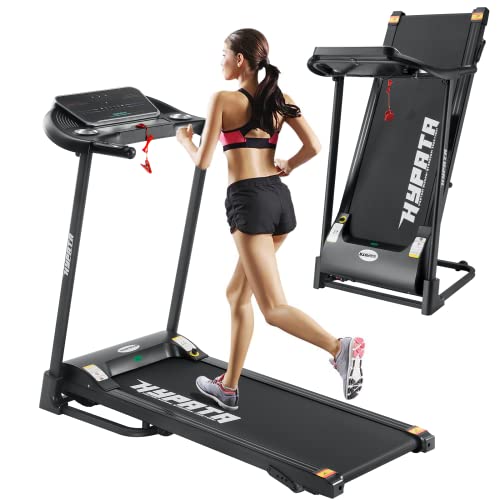 HYPATA Treadmill 300 lb Capacity,Max 2.5 HP Folding Treadmills for Running and Walking Jogging Exercise with 12 Preset Programs, Easy Assembly for Home Use