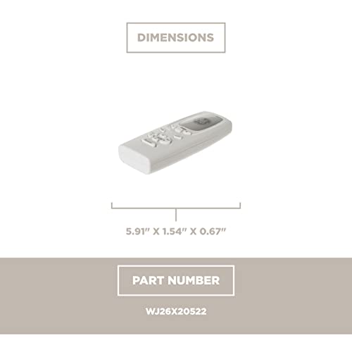 GE Appliances WJ26X20522 Room Air Conditioner Remote Control