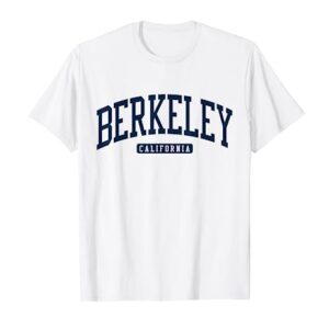 Berkeley California CA College University Style Navy T-Shirt