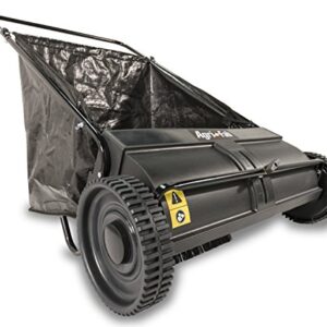 Karcher S 4 Twin Walk-Behind Outdoor Hand Push Floor Sweeper - 5.25 Gallon Capacity, 26.8" Sweeping Width, Sweeps 26,000 Square Feet/Hour & Agri-Fab 45-0218 26-Inch Push Lawn Sweeper, 26 Inches, Black