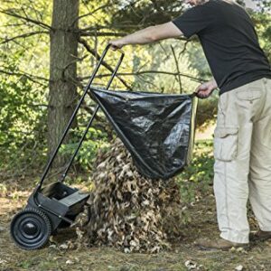 Karcher S 4 Twin Walk-Behind Outdoor Hand Push Floor Sweeper - 5.25 Gallon Capacity, 26.8" Sweeping Width, Sweeps 26,000 Square Feet/Hour & Agri-Fab 45-0218 26-Inch Push Lawn Sweeper, 26 Inches, Black