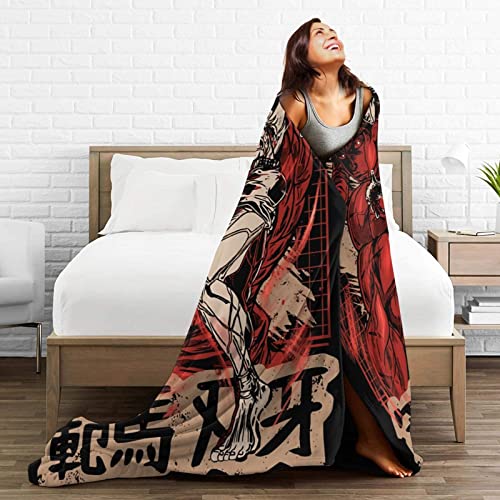 Baki The Grappler Ultra-Soft Micro Fleece Blanket Super Soft Throw Blanket Flannel Fleece Blanket for Couch Bed Sofa Travelling Camping 80"x60"