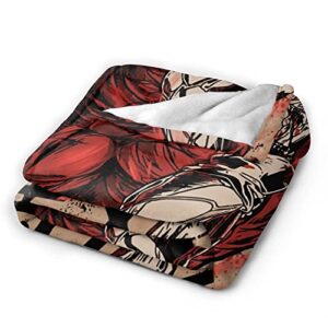 Baki The Grappler Ultra-Soft Micro Fleece Blanket Super Soft Throw Blanket Flannel Fleece Blanket for Couch Bed Sofa Travelling Camping 80"x60"