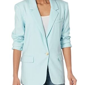 Steve Madden Apparel Women's Kaira Blazer, Light Blue, Medium