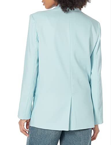 Steve Madden Apparel Women's Kaira Blazer, Light Blue, Medium