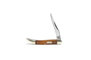 buck knives 385 toothpick single-blade folding pocket knife with wood handle