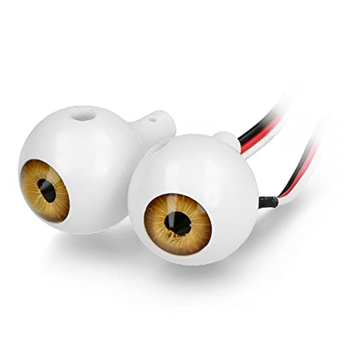 Illuminating Replacement Eyes Glowing RGB Color Eyeballs Toy for Ohbot v2/v2.1 Kids Educational Programmable Robot STEM Learning Toys for Children