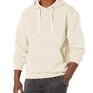 Southpole Men's Basic Fleece Hoodie Sweatshirts-Pullover & Zip up, Cream