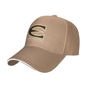 emporia a state university logo sandwich cap unisex classic baseball capunisex adjustable casquette dad hat natural