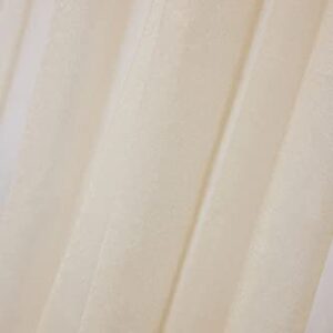 Mohoeey 20ft Ivory Wedding Arch Draping Fabric,Sheer Backdrop Curtains Draps Decorations for Wedding Ceremony Party Ceiling Home Decoration