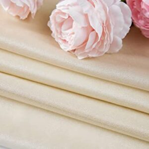 Mohoeey 20ft Ivory Wedding Arch Draping Fabric,Sheer Backdrop Curtains Draps Decorations for Wedding Ceremony Party Ceiling Home Decoration