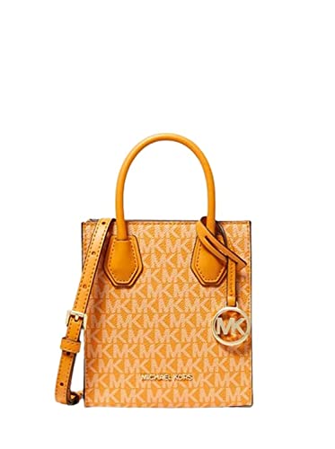 Michael Kors XS Extra Small Mercer Logo Phone Crossbody Bag Honeycomb