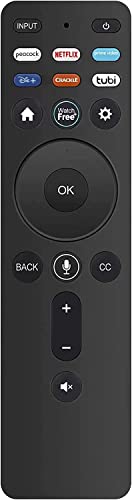 New Replacement IR Remote XRT260 Fit for All Vizio V-Series, M-Series 4K HDR Smart TV Without Voice Command with Netflix, PrimeVideo, DSY+, Tubi, Watchfree, Peacock, Crackle Buttons