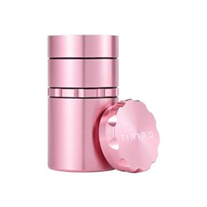 2 inch grinder with large capacity storage container (pink)