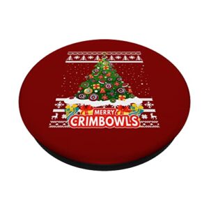 Christmas Lawn Bowls Idea & Christmas Tree Xmas Lawn Bowling PopSockets Swappable PopGrip