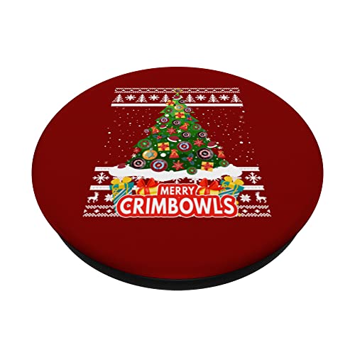 Christmas Lawn Bowls Idea & Christmas Tree Xmas Lawn Bowling PopSockets Swappable PopGrip