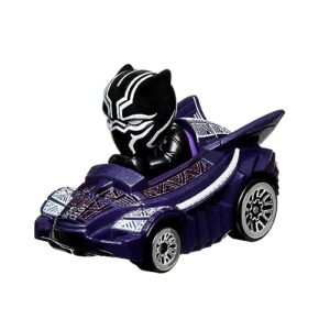 Hot Wheels RacerVerse, Set of 5 Die-Cast Marvel Toy Cars Optimized for Hot Wheels Track Performance with Popular Marvel Characters as Drivers, Gift for Kids & Collectors