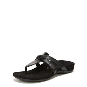 vionic karley women's orthotic support comfort sandals black - 9 medium