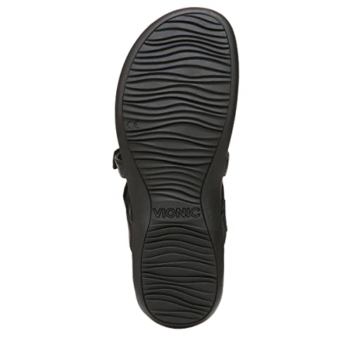 Vionic Karley Women's Orthotic Support Comfort Sandals Black - 9 Medium