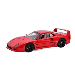 apliqe scale model vehicles for ferrari f40 ferrari f40 out-of-print alloy die-casting simulation collection car model 1:18 model vehicles (color : z)