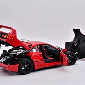 APLIQE Scale Model Vehicles for Ferrari F40 Ferrari F40 Out-of-Print Alloy die-Casting Simulation Collection car Model 1:18 Model Vehicles (Color : Z)