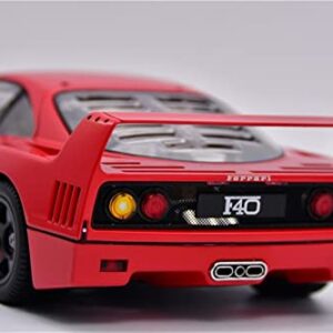 APLIQE Scale Model Vehicles for Ferrari F40 Ferrari F40 Out-of-Print Alloy die-Casting Simulation Collection car Model 1:18 Model Vehicles (Color : Z)