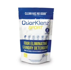odorklenz sports laundry detergent, powder, stain removal, remove sweat odors, non-toxic, unscented