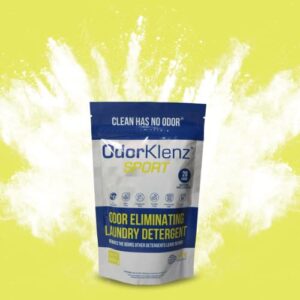 OdorKlenz Sports Laundry Detergent, Powder, Stain Removal, Remove Sweat Odors, Non-toxic, Unscented