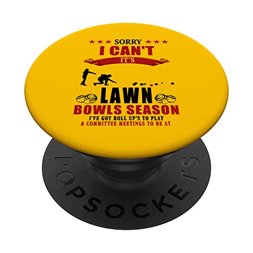 Lawn Bowls Idea For Women & Novelty Lawn Bowling PopSockets Swappable PopGrip