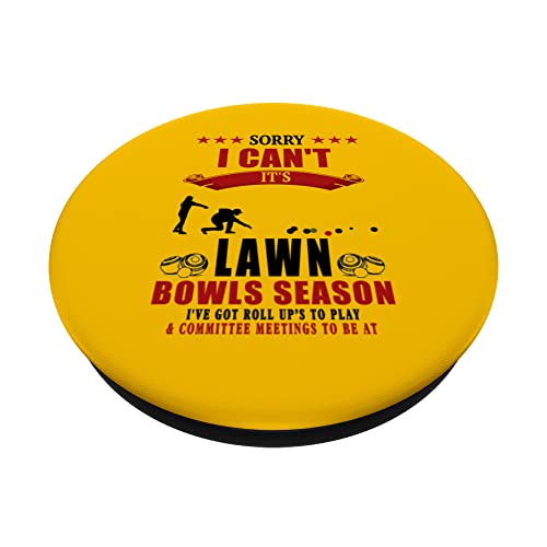 Lawn Bowls Idea For Women & Novelty Lawn Bowling PopSockets Swappable PopGrip