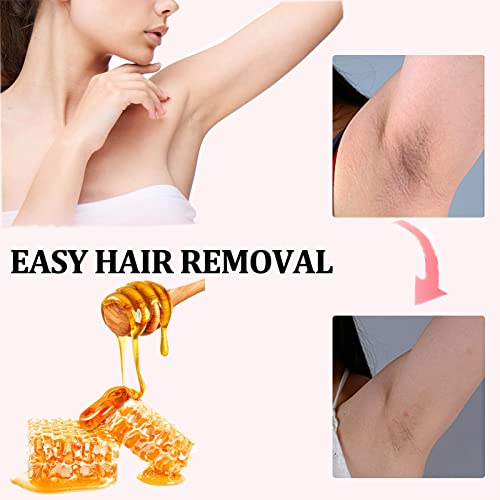 Beeswax Hair Removal Mousse, Mousse Hair Removal Spray, Gentle Beeswax Hair Removal Honey Mousse Spray Moisturizing Hair Removal Spray for Women