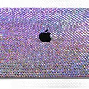 Teazgopx Bling Rhinestone MacBook Pro 15 Inch Case 2019 2018 2017 2016 Release (Model:A1990 A1707),3D Glitter Sparkle Diamond Case Fashion Luxury Shiny Crystal Hard Shell for Women Girls