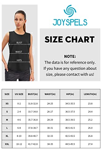 JOYSPELS Athletic High Neck Tank Top for Women - Sleeveless Workout & Yoga Shirt in Red