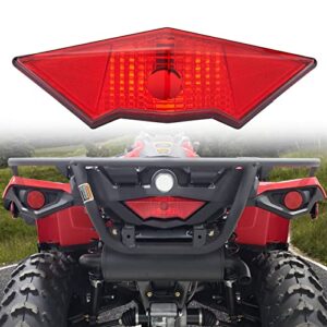 a & utv pro tail light housing for 2008-2022 can-am outlander max 400 450 500 570 650 800, rear brake stop lamp lens accessories, red, replace oem #710001203, 1pcs