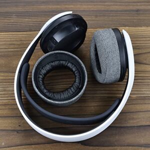 PS5 Ear Cushion - defean Replacement Ear Pads Cover Compatible with Sony ps5 Wireless Headphone, Pulse 3D Wireless Headset, Softer Foam, High-Density Noise Cancelling Foam (Gray Flannel)