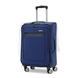 samsonite ascella 3.0 softside expandable luggage, sapphire blue, co exp spinner