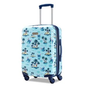 american tourister disney hardside luggage with spinner wheels, multicolor, carry-on 20-inch