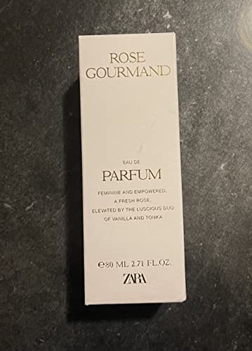 Zara ROSE GOURMAND EDP 80 ML (2.71 FL. OZ).