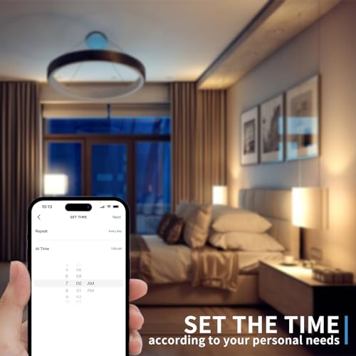 Plug in Lamp Dimmer (Smart Plug in Lamp Dimmer +Remote) Digital Dimmer Light Switch for Dimmable LED/CFL Lights and Incandescent/Halogen, White