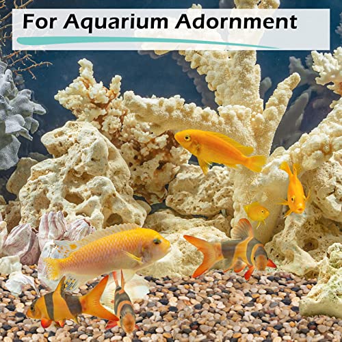 GASPRO 10lbs Aquarium Rocks for Fish Tank, Decorative River Rocks for Planters, Landscaping, Stones for Garden,Turtle Tank, 3/4-1 1/2 Inch