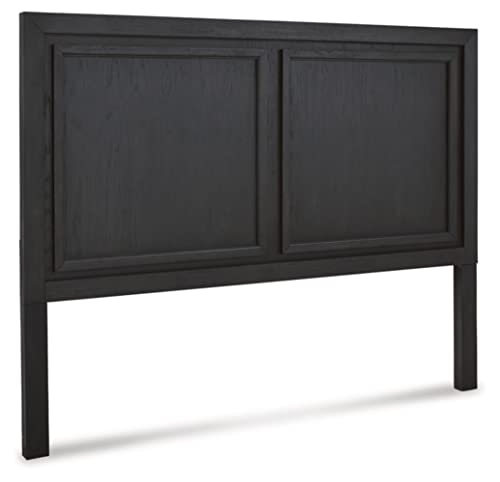 Signature Design by Ashley Foyland Contemporary Panel Headboard ONLY, King/California King, Black