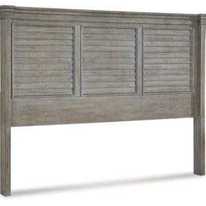 Signature Design by Ashley Moreshire Classic Panel Headboard ONLY, King/California King, Gray