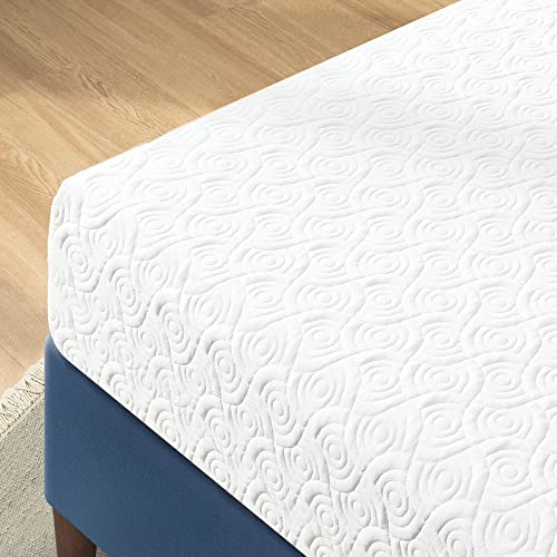 Best Price Mattress 9 Inch Signature Gel Memory Foam Mattress, Cooling Gel Infusion, Twin, White