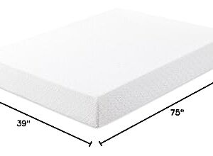 Best Price Mattress 9 Inch Signature Gel Memory Foam Mattress, Cooling Gel Infusion, Twin, White