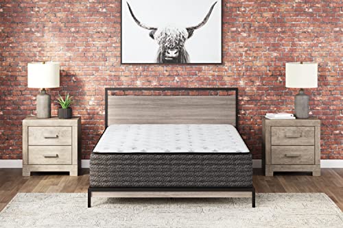 Signature Design by Ashley California King Size Ultra Luxury 14 Inch Hyper Cool Hybrid Mattress with Cooling Gel Memory Foam
