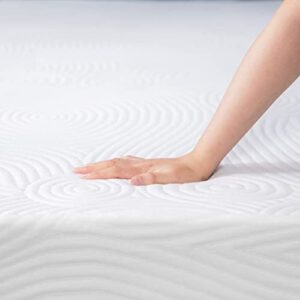 Mellow 6 Inch Cooling Gel-Infused Memory Foam Bed Mattress, Medium Firm Sleep and Breathable Fabric Cover, Full, Mattress in A Box