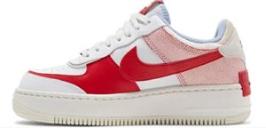 nike air force 1 shadow red/white ci0919 108 women's size 11 kc