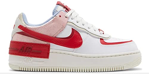 Nike AIR Force 1 Shadow RED/White CI0919 108 Women's Size 11 KC